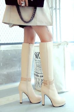 Vintage Type Knee High Boots - Y2K Clothing Fashion