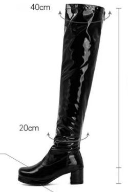 Vintage Type Knee High Boots | Y2K Clothing | Over-the-Knee