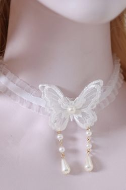 White Lace Choker Necklace - Retro Style Perfect Gift