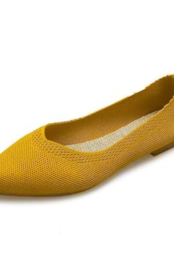 Women's Lightweight Knit Slip-on Shoes - Y2K Casual Footwear
