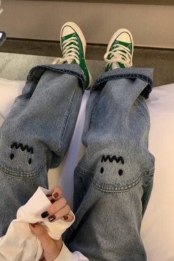 Women's Y2K Baggy Jeans - Streetwear Style Vintage Pants