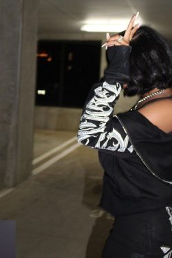 Women's Y2K Letter Printed Zip Up Hoodie - Grunge Streetwear Jacket