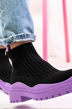 Women's Y2K Platform Sneakers - Slip On Casual Shoes