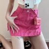 Y2K A-line Denim Mini Skirt - Sexy Lolita Style