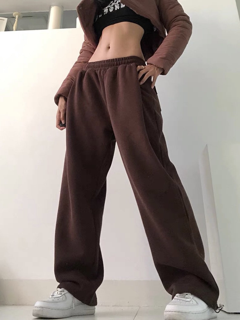 Y2K Aesthetic Cozy Sweatpants for Casual Wear