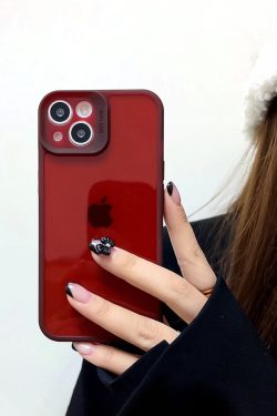 Y2K Aesthetic Dark Grunge Red Phone Case for iPhone 13 Pro Max