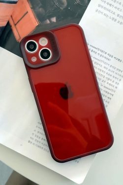 Y2K Aesthetic Dark Grunge Red Phone Case for iPhone 13 Pro Max
