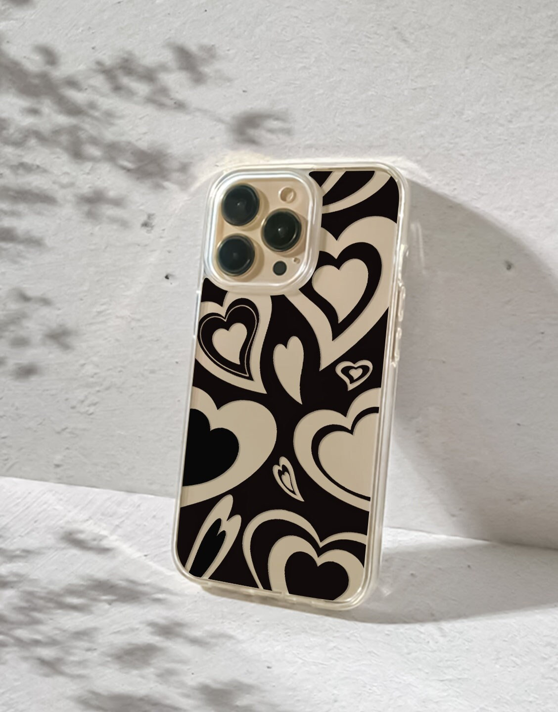 Y2K Aesthetic Heart Phone Case for iPhone 14 Pro Max