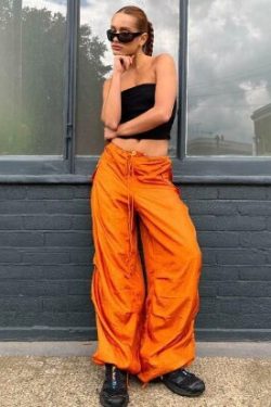 Y2K Baggy Cargo Pants - Minimalist Streetwear for Women