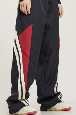 Y2K Baggy Track Pants | Y2K Clothing | Trendy Y2K Pants