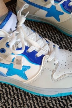 Y2K BAPE STA Blue Fashion Sneakers Retro Style