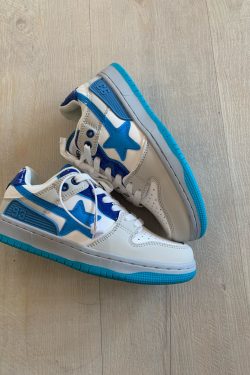 Y2K BAPE STA Blue Fashion Sneakers Retro Style