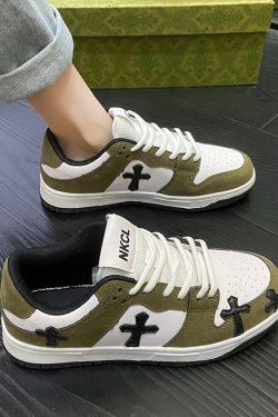 Y2K Bapesta Star Platform Sneakers - Trendy Shoes