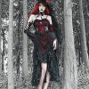 Y2K Black Gothic Lace Lolita Costume Dress for Girls