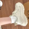 Y2K Chunky Platform Sneakers - Hidden Top Lace Up