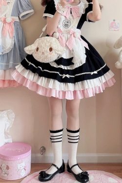 Y2K Clothing Cute Lolita Dress Women Princess Fairy Kawaii Fashion