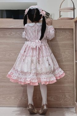 Y2K Clothing: Princess Dress for Kids - Long Sleeve, Babydoll, Party