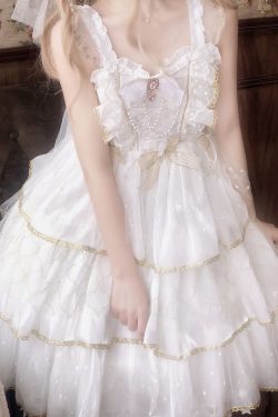 Y2K Clothing Sweet Sling Lolita Dress - Cute Fairy Costume for Cosplay