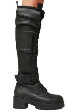 Y2K Combat Boots | Trendy Fashion Footwear for Women