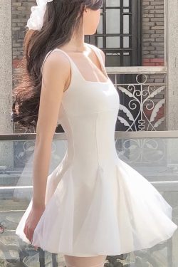 Y2K Coquette Elegant Flowy Dress Retro Fashion