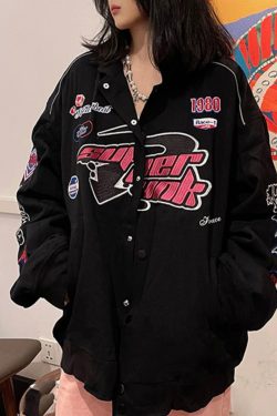 Y2K Cyberpunk Hoodie Grunge Vintage Streetwear Jacket