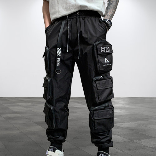 Y2K Cyberpunk Techwear Cargo Pants Streetwear Joggers