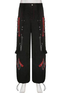 Y2K Egirl Casual Streetwear Baggy 90s Trousers
