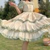Y2K Fairy Lolita Dress Short-Sleeved Princess Fashion Girl Sweet Gift