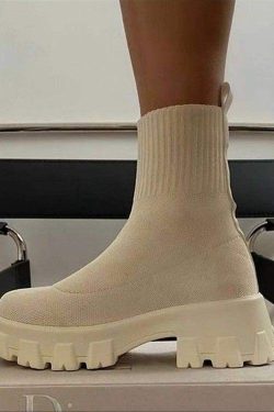 Y2K Fall Combat Boots - Trendy Fashion Footwear for Women