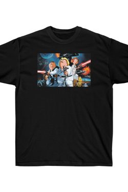 Y2K Family Guy Star Wars Poster T-Shirt - Funny Unisex Tee