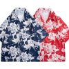 Y2K Floral Hawaiian Shirt - Vintage Short Sleeve Beach Blouse