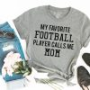 Y2K Football Mom Print T-shirt - Summer Short Sleeve O Neck Tee