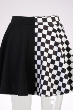 Y2K Gothic Harajuku Skirt Dark Academia Fairycore Style