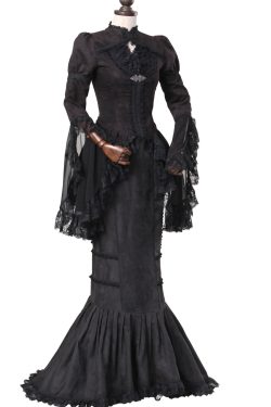 Y2K Gothic Lolita Women's Long Sleeve Shirt - Lace Vintage