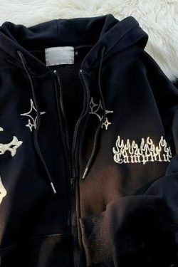 Y2K Gothic OverSized Hoodie - Men's & Women's Streetwear