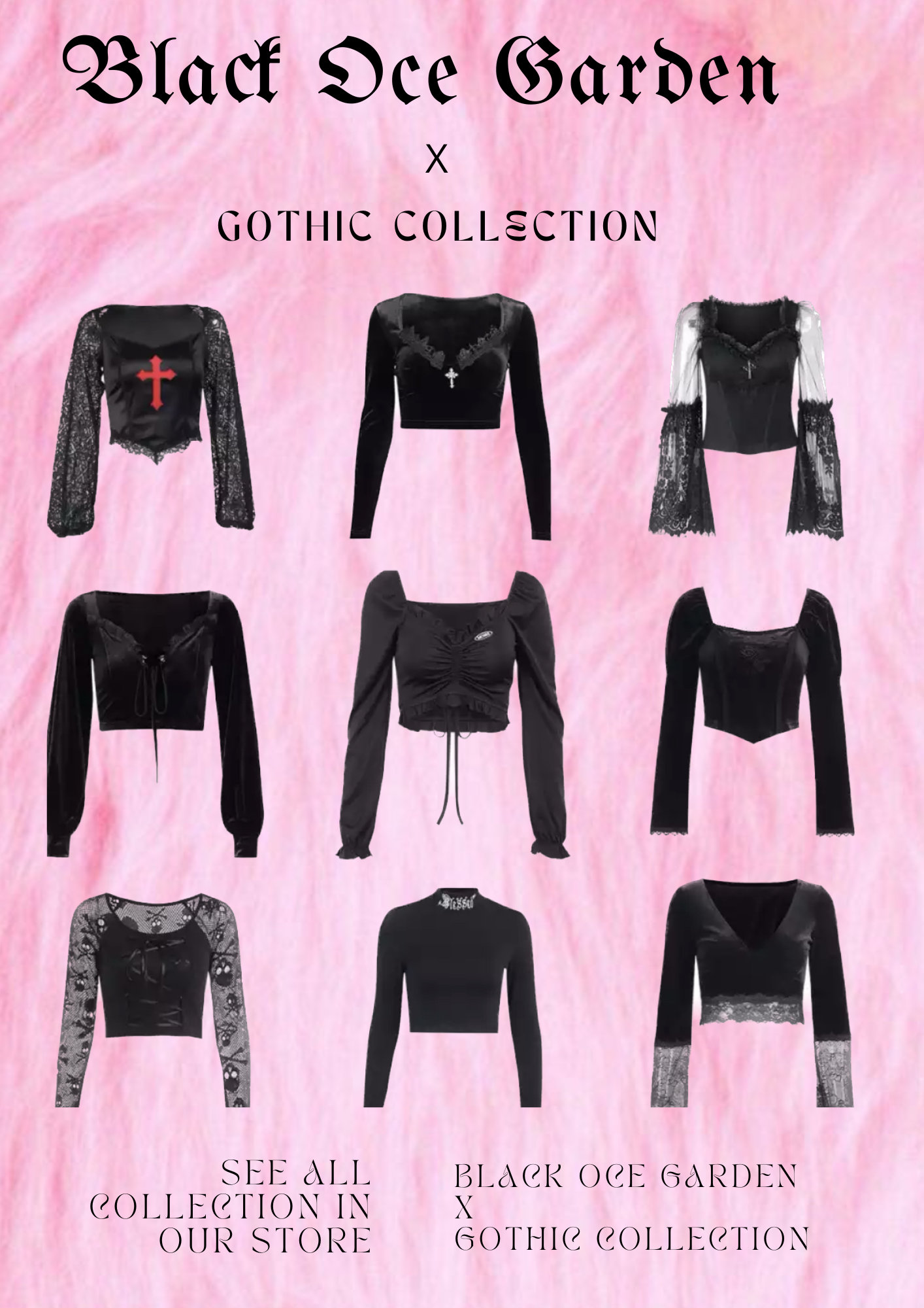 Y2K Gothic Punk Vampire Style Black Hoodie Dress