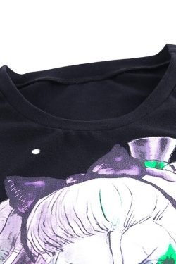 Y2K Gothic TeeShirt - Emo Anime Punk Grunge Egirl Cat