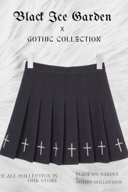 Y2K Gothic Witch Style Tennis Skirt Punk Rock Dress