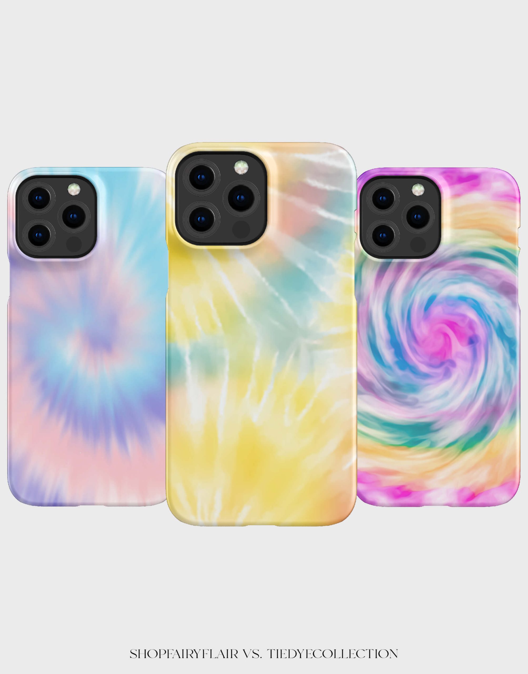 Y2K Gradient Tie Dye iPhone Case for Various Models