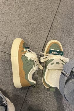 Y2K Green Platform Sneakers - Trendy Fashion Footwear