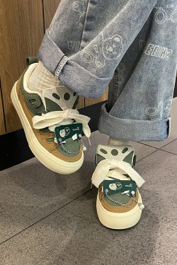 Y2K Green Platform Sneakers - Trendy Fashion Footwear