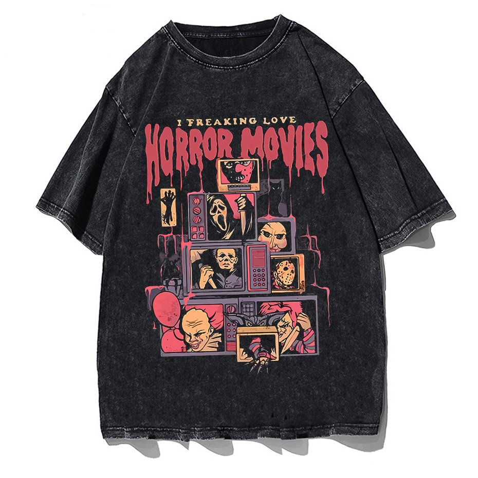 Y2K Grunge Horror Movie Shirt | Goth, Halloween Style