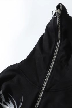 Y2K Grunge OverSized Hoodie Unisex Sweatshirt Jacket
