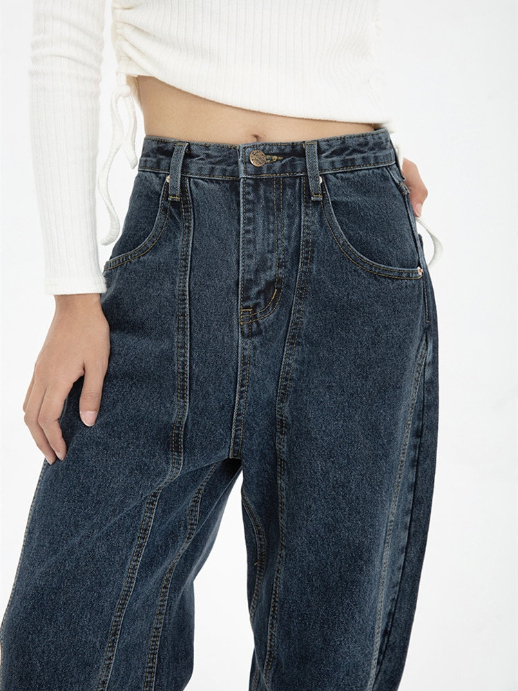 Y2K High Waist Vintage Baggy Denim Jeans Streetwear