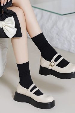 Y2K Japanese Mary Jane Shoes - Trendy Fashion Footwear