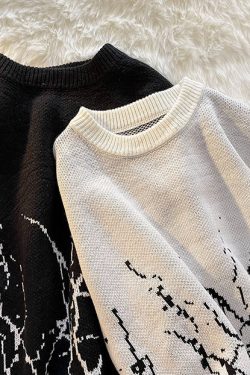Y2K Japanese Style Vintage OverSized Harajuku Sweater