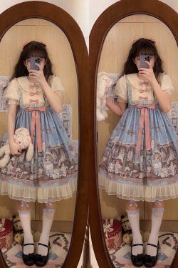 Y2K Kawaii Lolita Fairy Dress - Women's Cosplay Princess Fashion