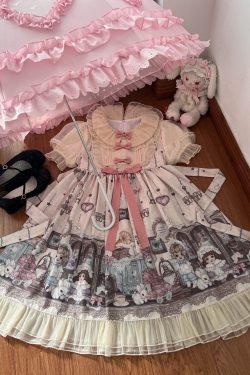 Y2K Kawaii Lolita Fairy Dress - Women's Cosplay Princess Fashion