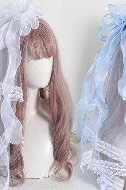 Y2K Lace Headdress - Gothic Veil - Lolita Headpiece