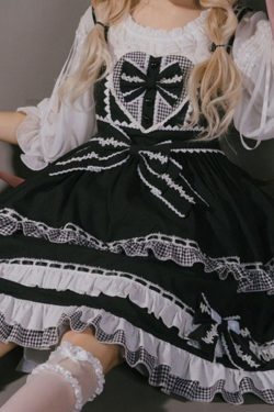 Y2K Lolita Dress - Sleeveless Sweet Princess Cosplay